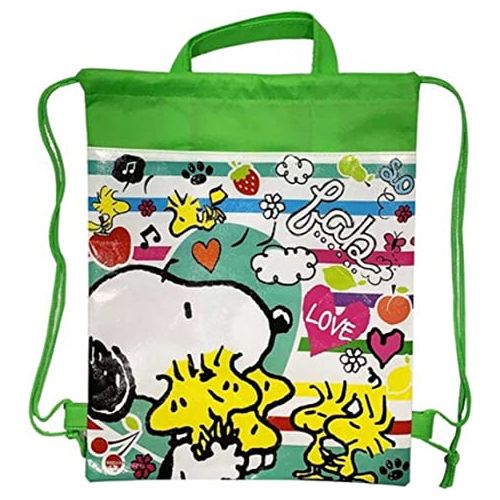 12ct x Snoopy Party Favor, Shoes,Beach,School Large Backpacks Non Woven 2-Way .Limited Edition. 15" H.