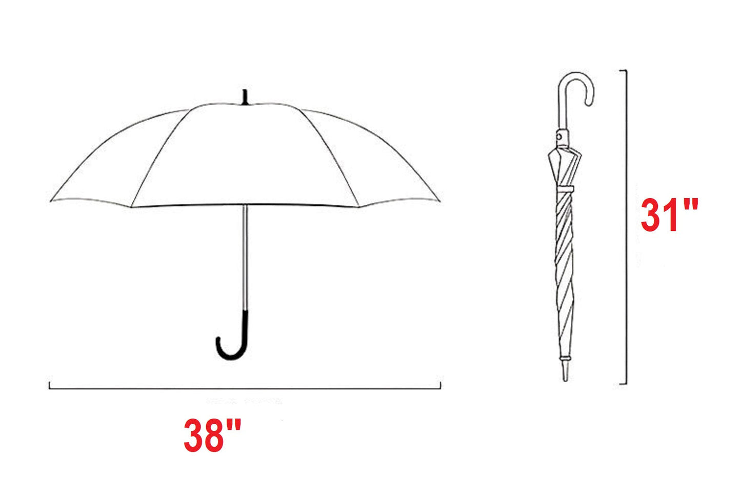 Sanrio Kuromi Kawaii Semi-Auto Transparent Cute Fashionable Dome-Shaped Vinyl Stick Umbrella