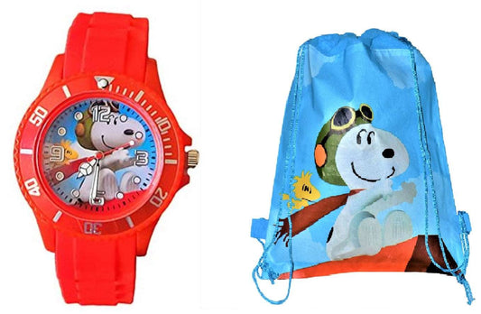 Unisex Snoopy Silicone Wrist Watch. Modern Large Dial. Luminous Watch Hands.