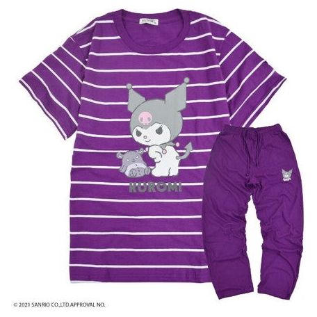 Sanrio Kuromi Set . T-Shirt & Pants Size approx L