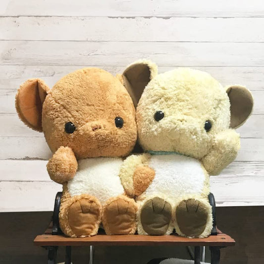 Japan Stuffed Bear with/Ribbon Jumbo Mimikuma. Rare.Limited Edition. Japan Import.